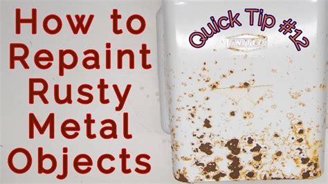 repainting rusty metal items